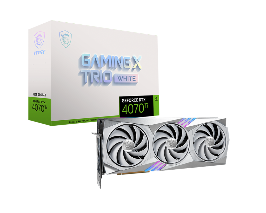MSI GeForce RTX™ 4070 Ti Super GAMING X TRIO WHITE 12G