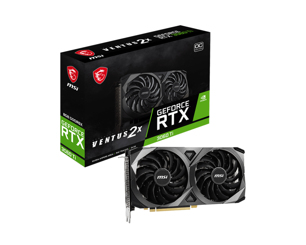 MSI RTX 3060 Ti VENTUS 2X 8GD6X OC – RG Computer