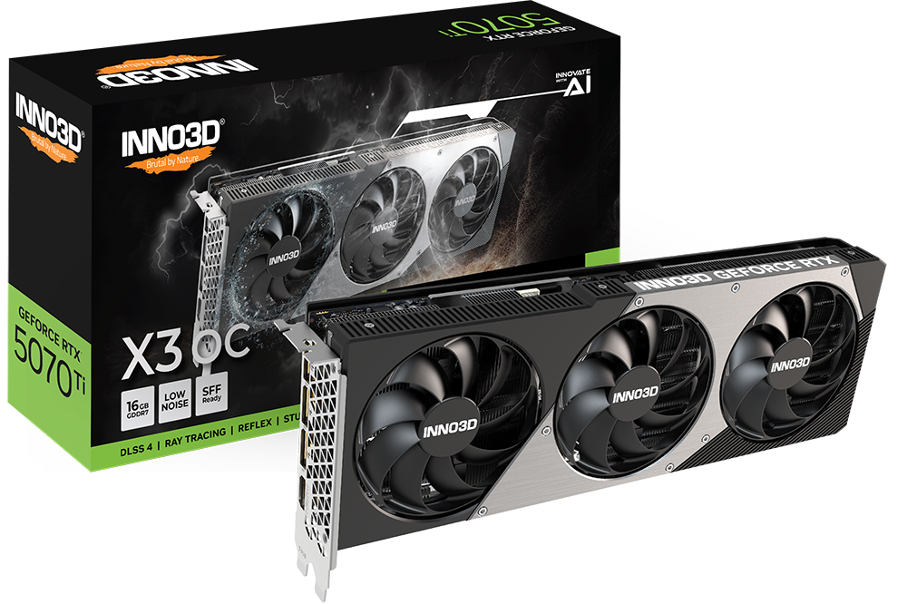 INNO3D GeForce RTX™ 5070 Ti X3 顯示卡