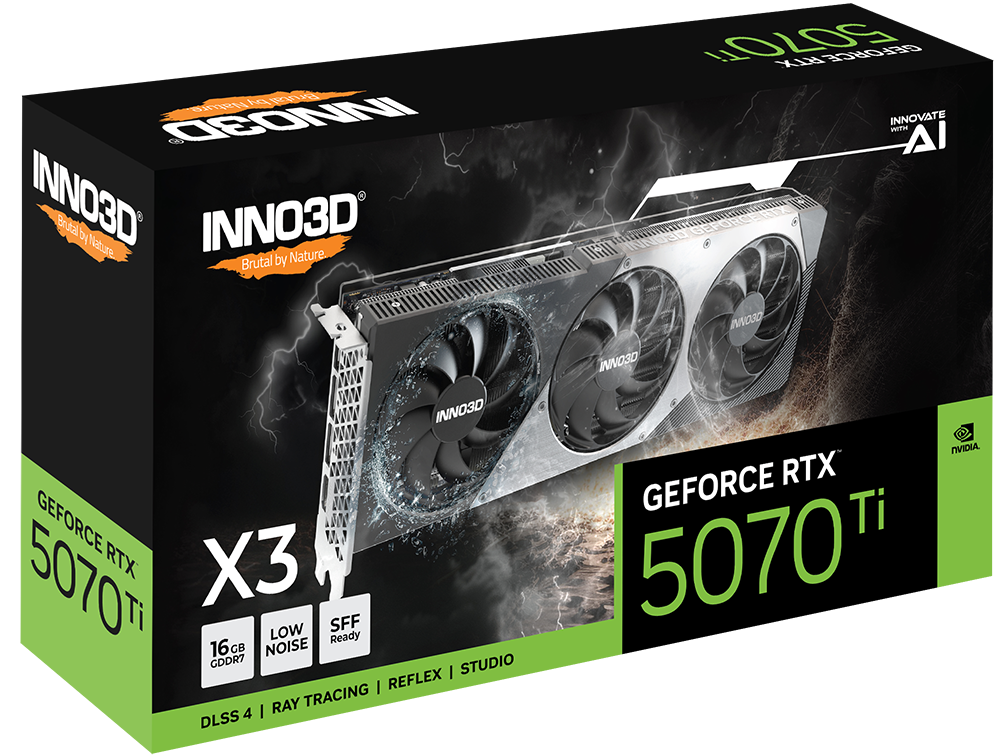 INNO3D GeForce RTX™ 5070 Ti X3 顯示卡