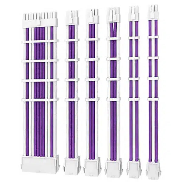 Antec Sleeved Extenson Cable Kit Purple/White