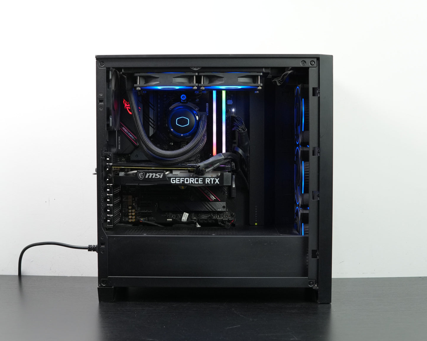 【全名廠用料】AMD 5600X x RTX 3060Ti 海盜船/ROG信仰主機 (32G RAM/1TB SSD/750w)