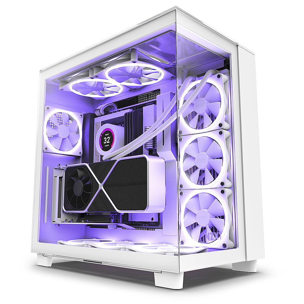 NZXT H9 Elite Edition ATX 機箱 - White
