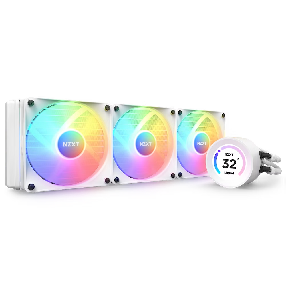 NZXT Kraken Elite 360 RGB 360mm 水冷散熱器 (White 白色)