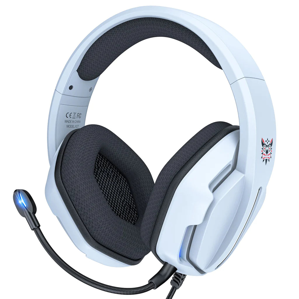 ONIKUMA X27 RGB Gaming Headset (White)