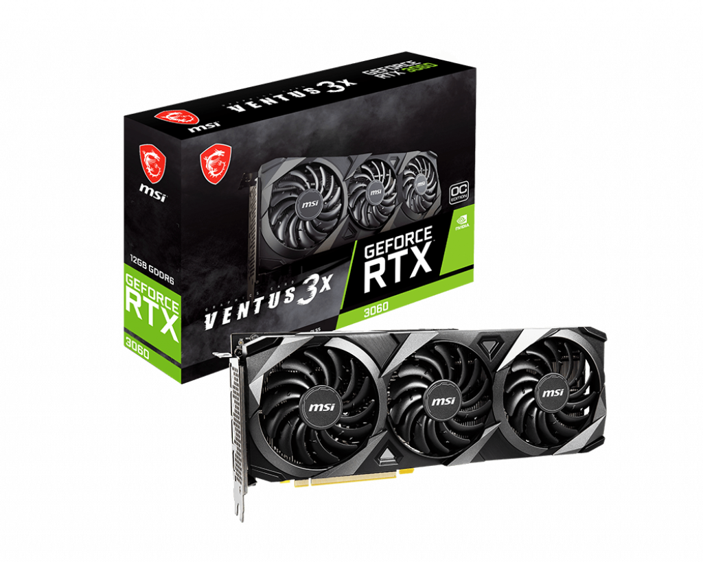 MSI GeForce RTX 3060 VENTUS 3X 12G OC