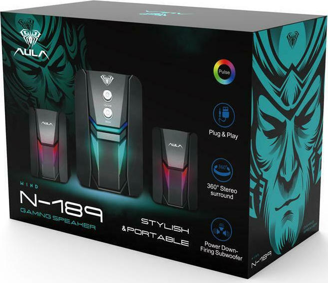 AULA N-189 Gaming Speaker 2.1 喇叭