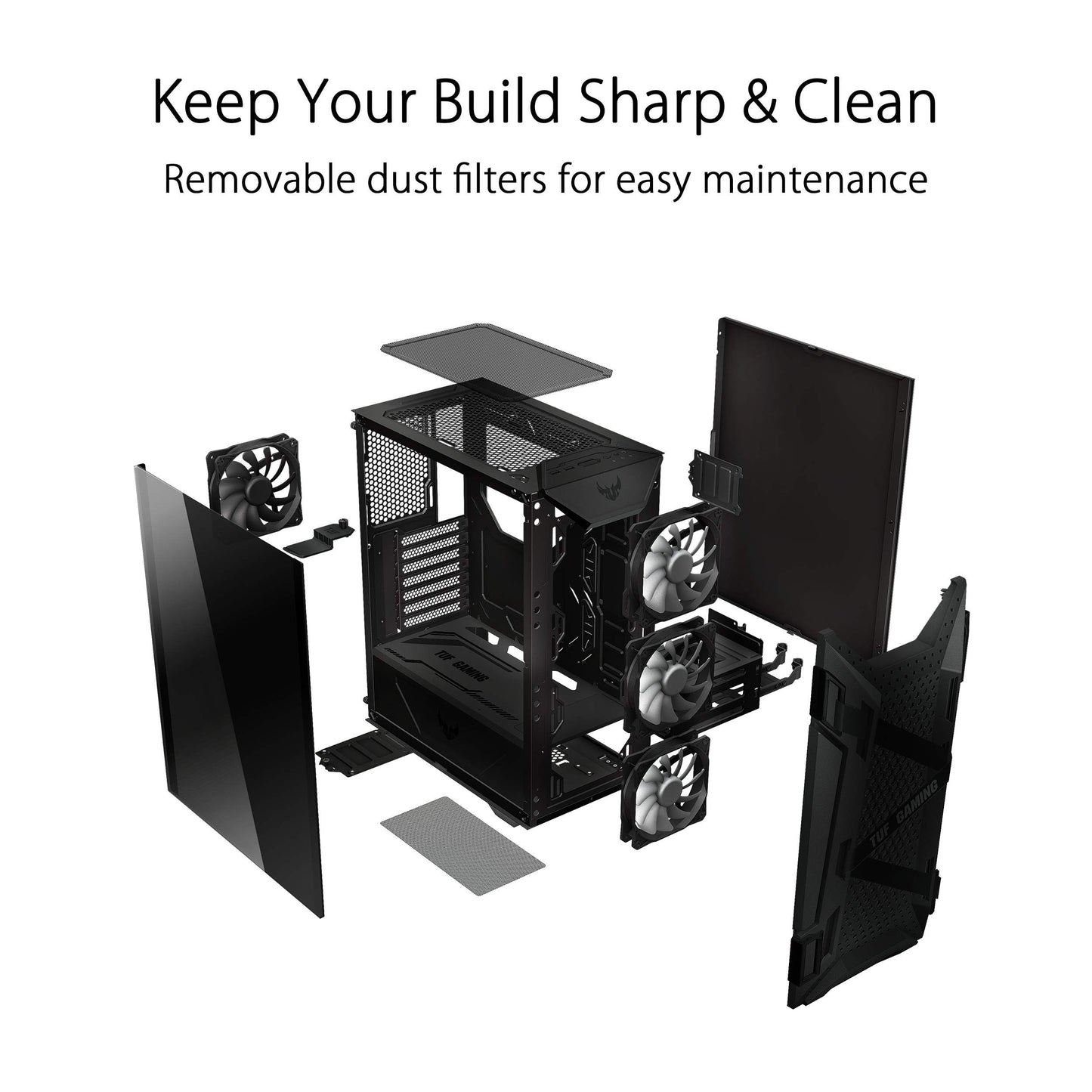 ASUS TUF Gaming GT301 ATX Mid-Tower Compact Case