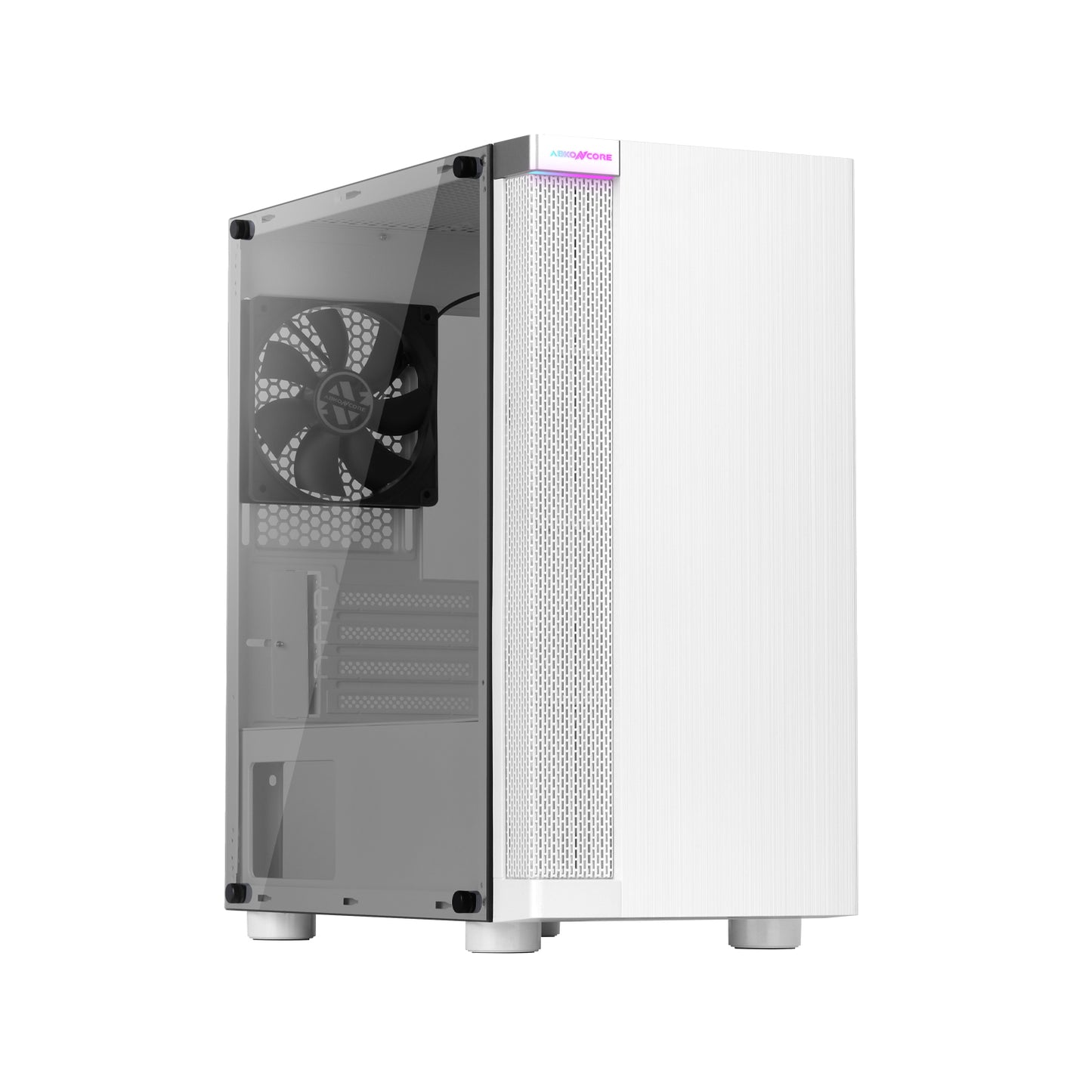 ABKONCORE C450M WHITE Mini Tower Case