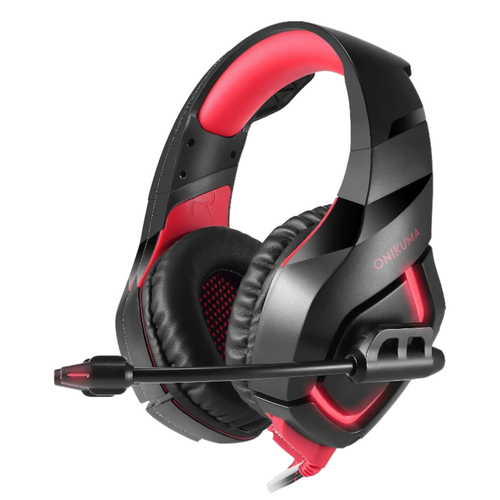 ONIKUMA K1-B Elite Stereo Gaming Headset (Red)
