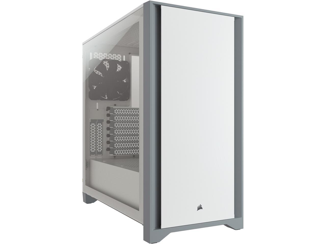 CORSAIR 4000D Mid-Tower ATX Case - White