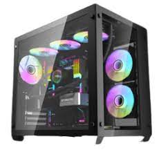 DarkFlash C285 Luxury ATX PC Gaming Case Black ATX機箱