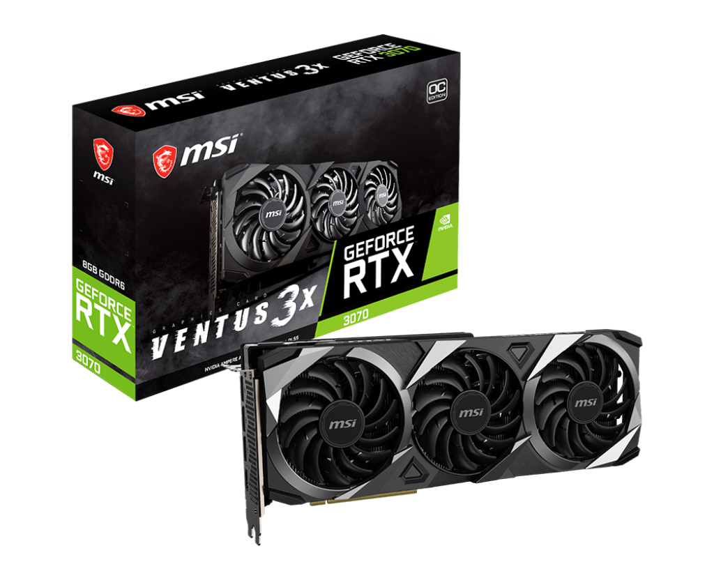 MSI RTX 3070 VENTUS 3X 8G OC LHR