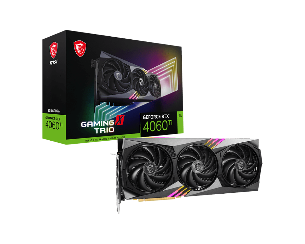 MSI RTX 4060 Ti GAMING X TRIO 8G