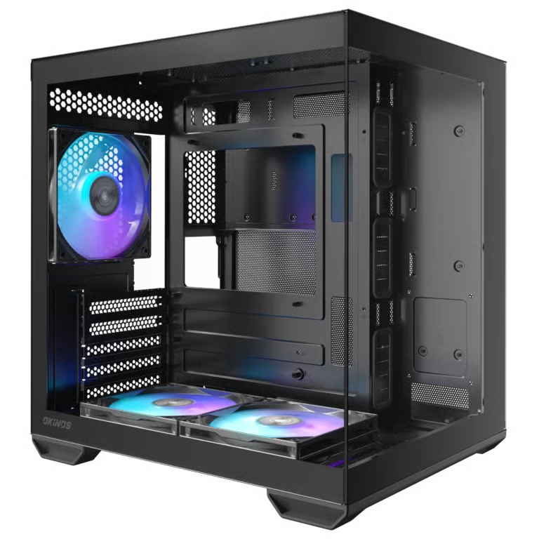 Okinos Mirage 4 MATX 機箱 【預裝3把ARGB風扇】