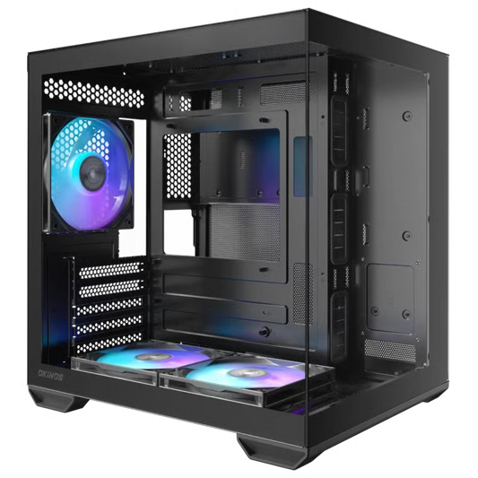 Okinos Mirage 4 MATX 機箱 【預裝3把ARGB風扇】