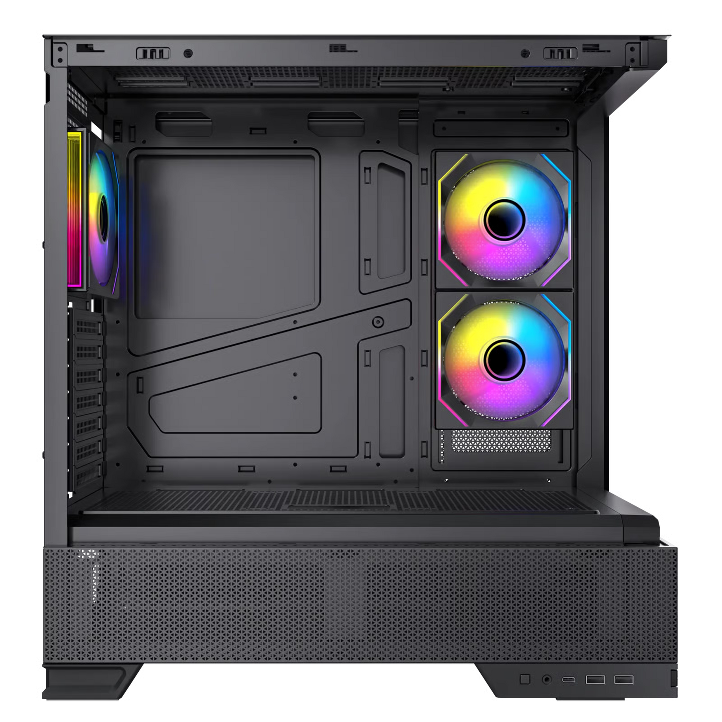 Okinos AQUA 6 Infinity ATX 機箱 【預裝3把ARGB風扇】