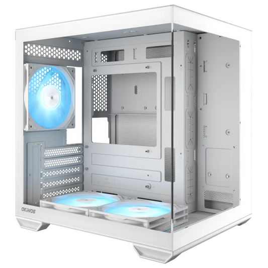 Okinos Mirage 4 MATX 機箱 【預裝3把ARGB風扇】