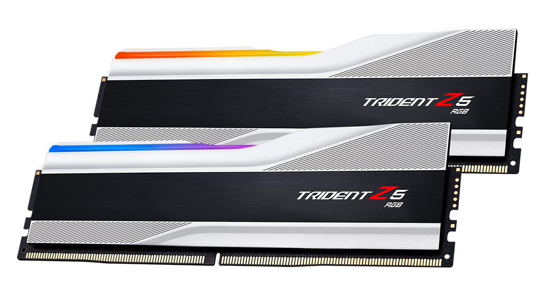 G.Skill Trident Z5 RGB Sliver DDR5 記憶體系列