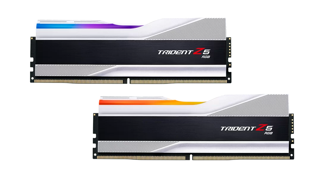 G.Skill Trident Z5 RGB Sliver DDR5 記憶體系列