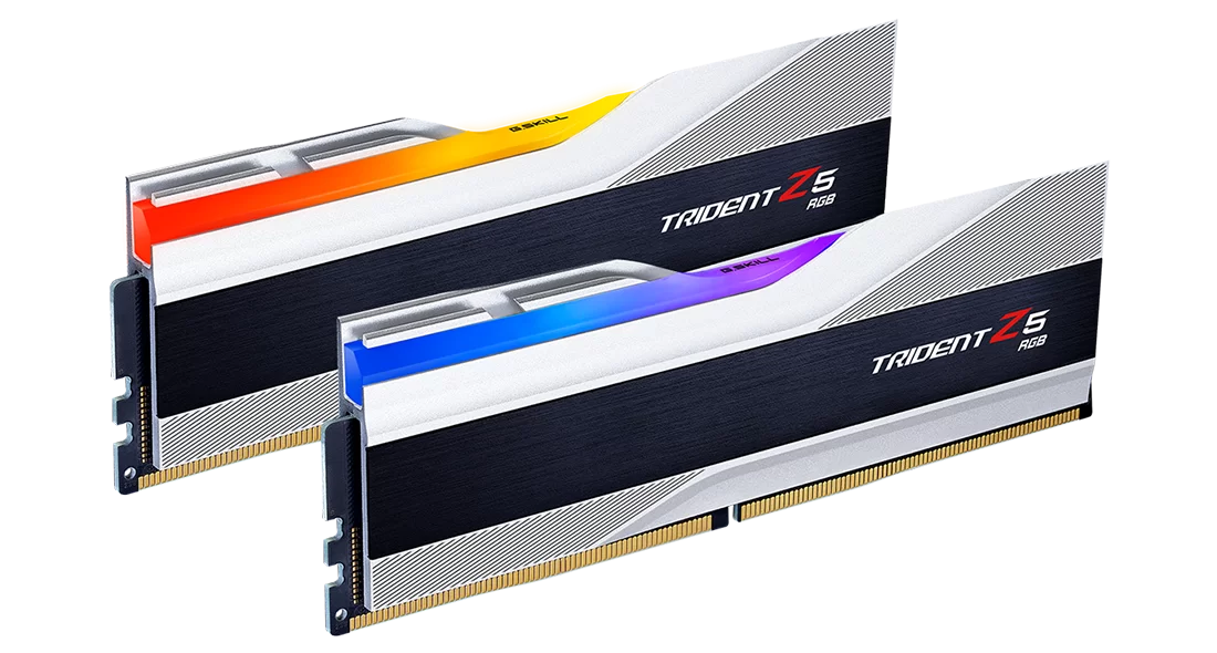 G.Skill Trident Z5 RGB Sliver DDR5 記憶體系列