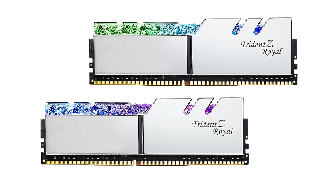 G.Skill Trident Z Royal Silver RGB DDR4 記憶體系列