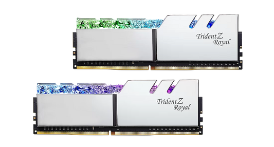 G.Skill Trident Z Royal Silver RGB DDR4 記憶體系列