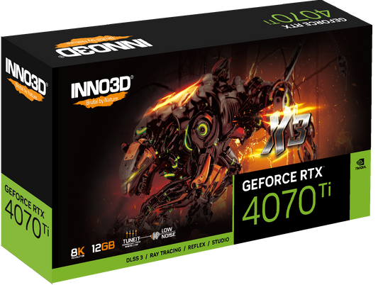 INNO3D X3 GeForce RTX 4070 Ti 12G