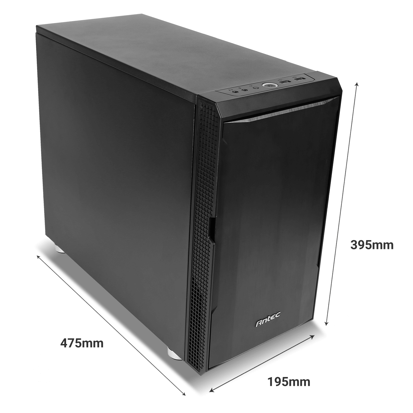 Antec P5 Case M-ATX Case MATX靜音電腦機箱