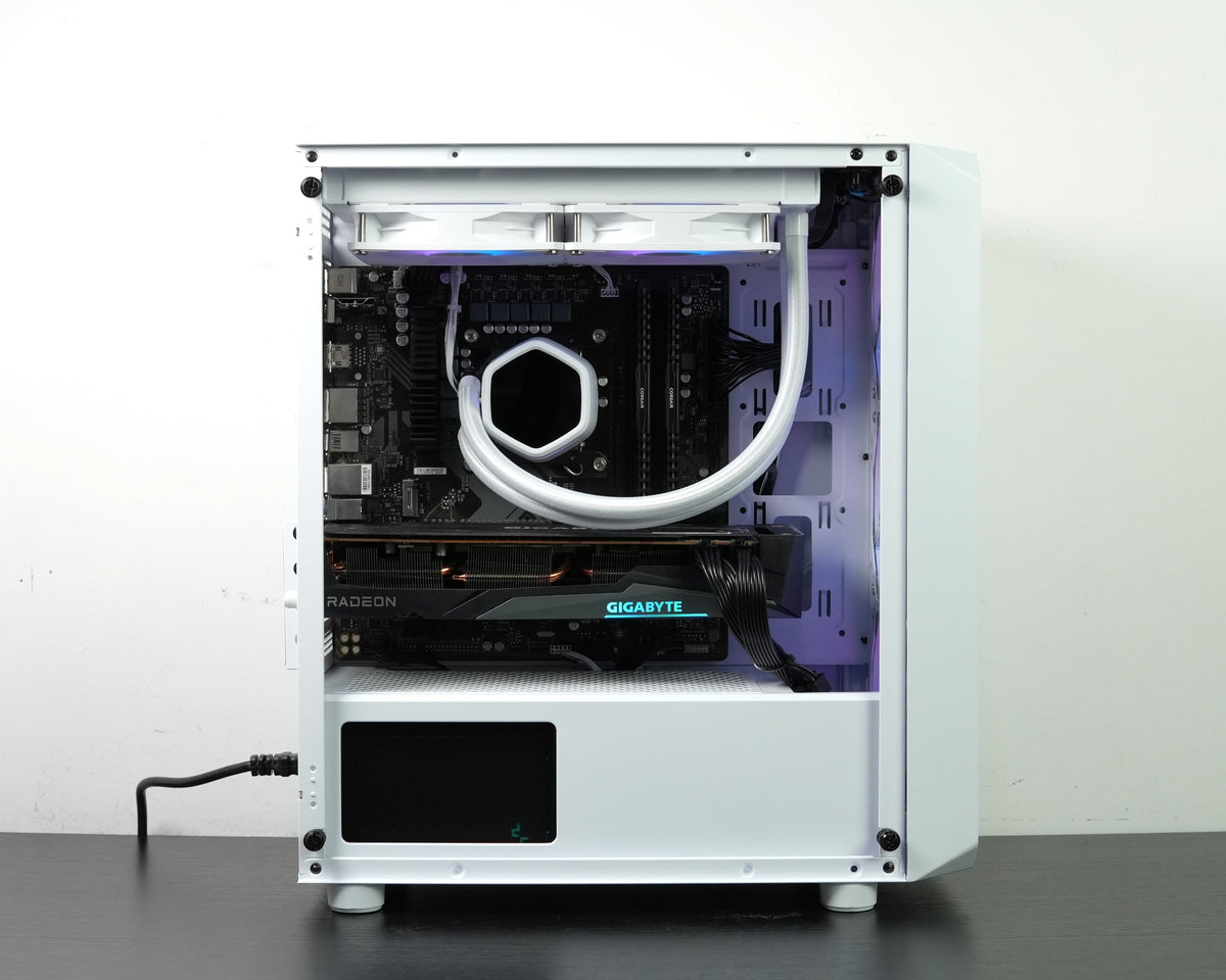 【2K流暢電競主機】Intel i5-12400F + RX 6700XT 12G | 全新側透機箱連 3 把發光風扇