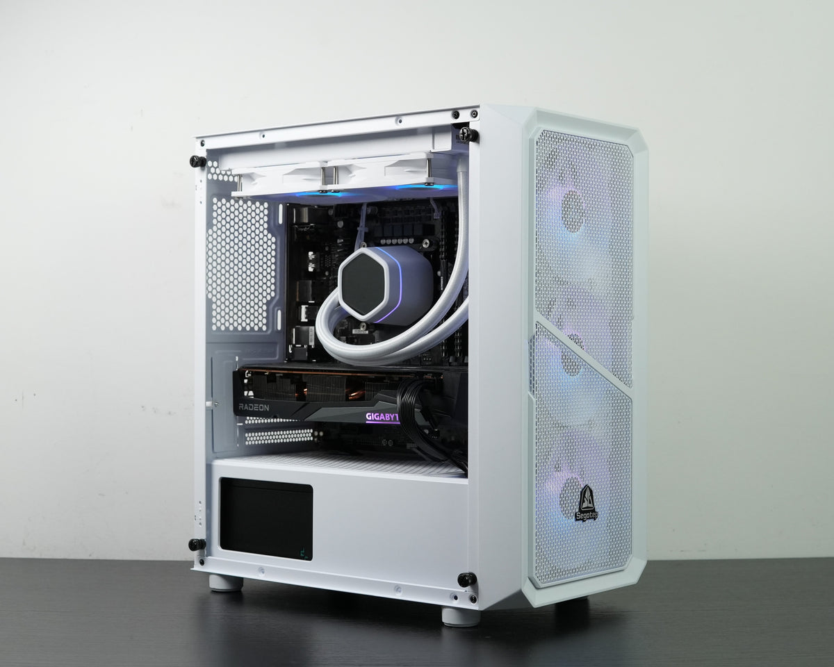 【2K流暢電競主機】Intel i5-12400F + RX 6700XT 12G | 全新側透機箱連 3 把發光風扇