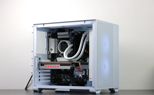 Intel 12代 i7 全白水冷打機電腦 (12700F/B660/全新SSD/全新火牛/16GB RAM/Lianli case)