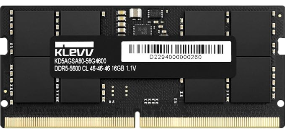 KLEVV科賦 DDR4/DDR5 SO-DIMM Memory Module 手提電腦RAM