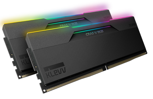 KLEVV 科賦 CRAS V RGB Series DDR5 黑色記憶體系列