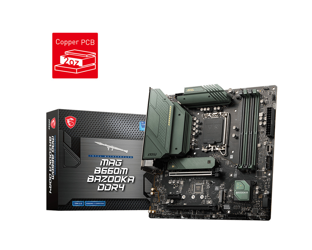 MSI MAG B660M BAZOOKA DDR4