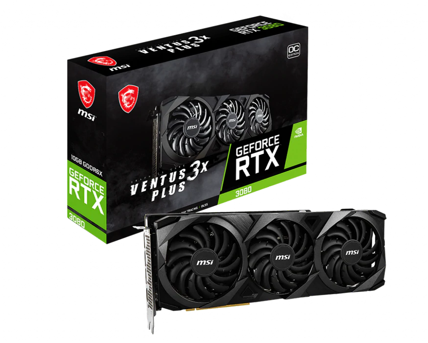 MSI GeForce RTX 3080 VENTUS 3X PLUS 10G OC LHR