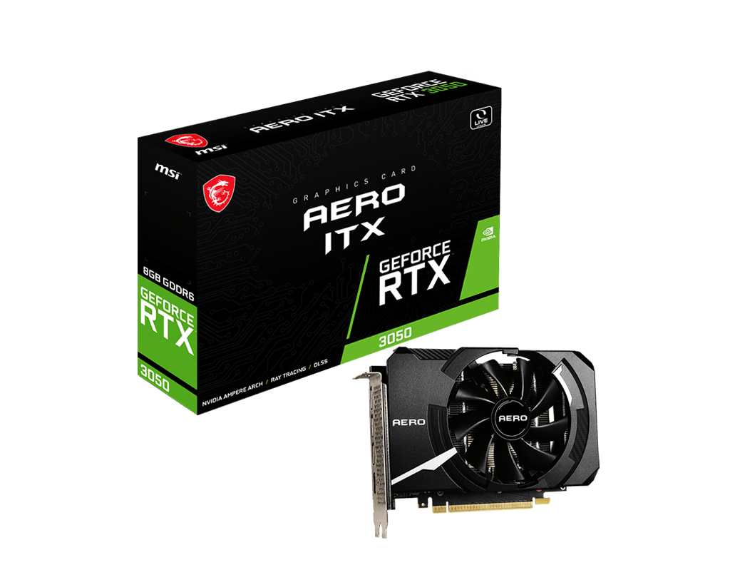 MSI GeForce RTX 3050 AERO ITX 8G OC