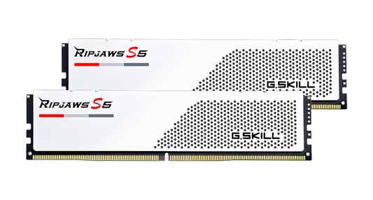 G.Skill Ripjaws S5 White DDR5 6000MHz 32GB (16GB x 2) C32