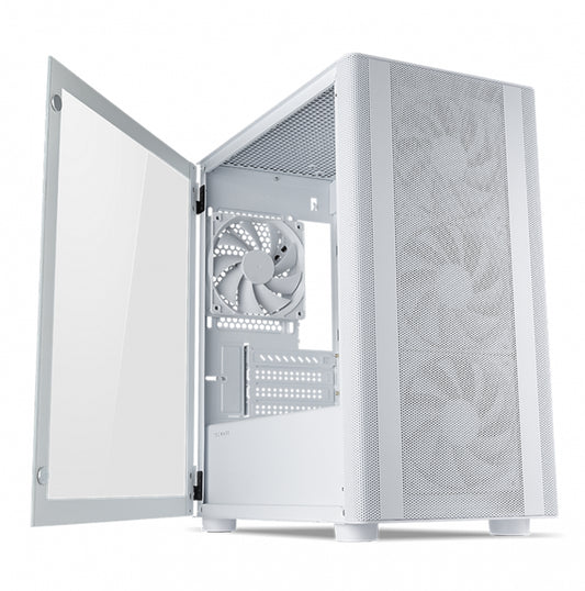 Tecware Flatline High Airflow Mini Tower Case - White