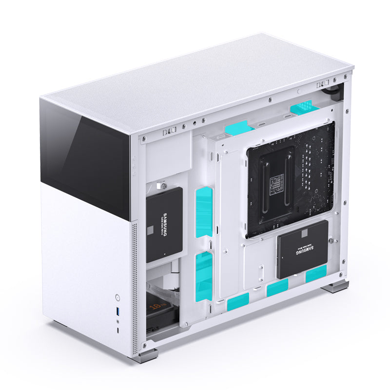 Jonsbo D31 標準副屏版 Micro-ATX 機箱  White 白色