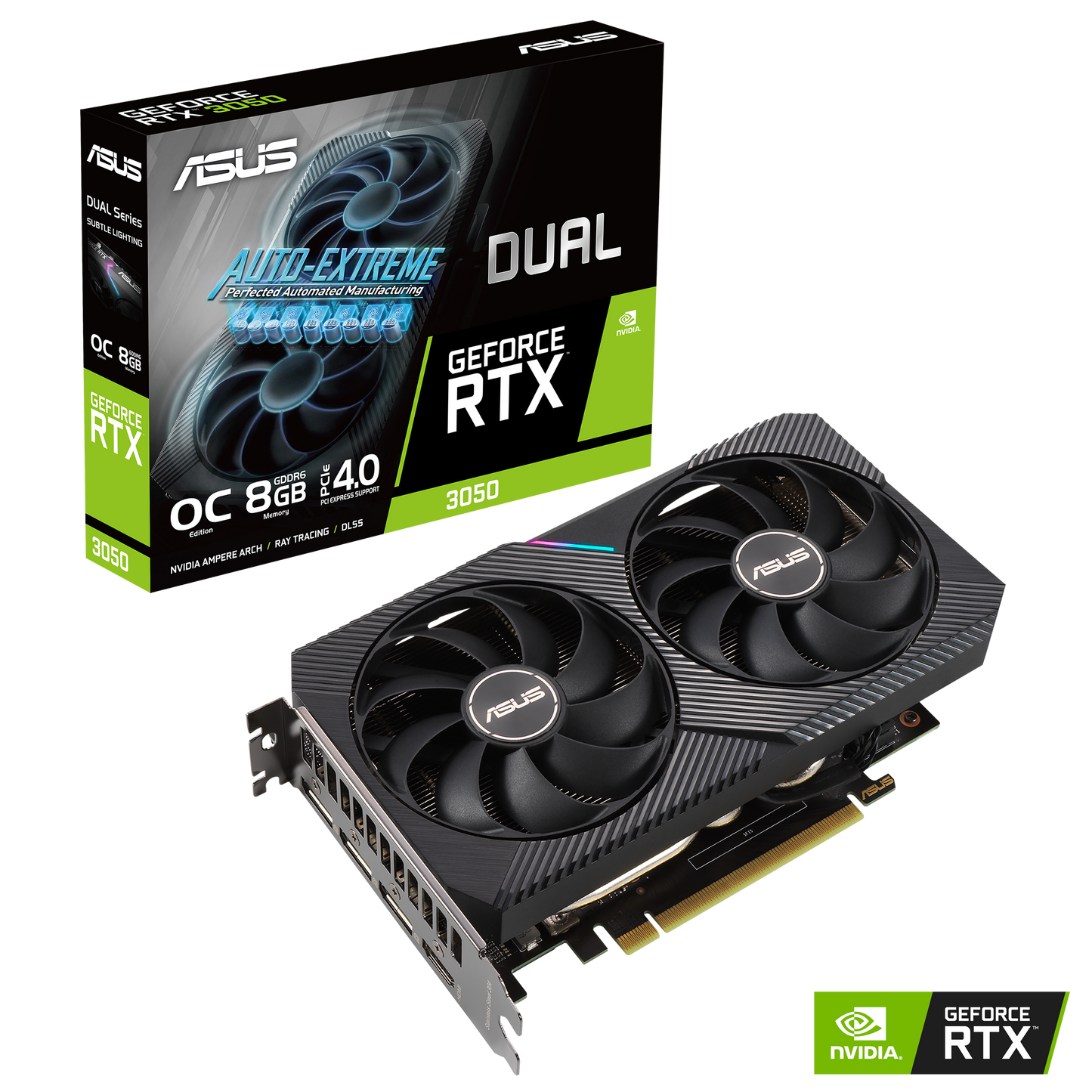 ASUS Dual GeForce RTX 3050 OC Edition 8GB