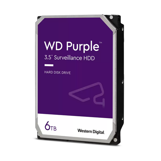 Western Digital WD Purple 3.5" 6tb Surveillance HDD - WD62PURX-78 (64 MB, 5400 rpm, 6 TB)